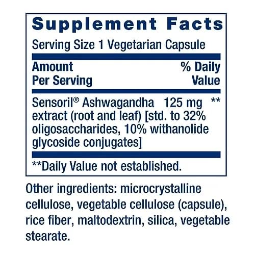 Life Extension Optimized Ashwagandha Capsules 60 Count | Stress Management Supplement for Healthy Stress Response, Focus, Memory, Mood Support thumbnail 3