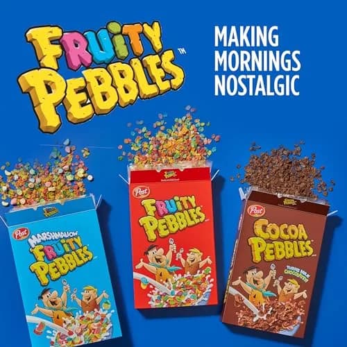 Pebbles Cocoa PEBBLES Chocolate Breakfast Cereal 298g (11 oz) | Gluten Free Rice Cereal Flakes thumbnail 9