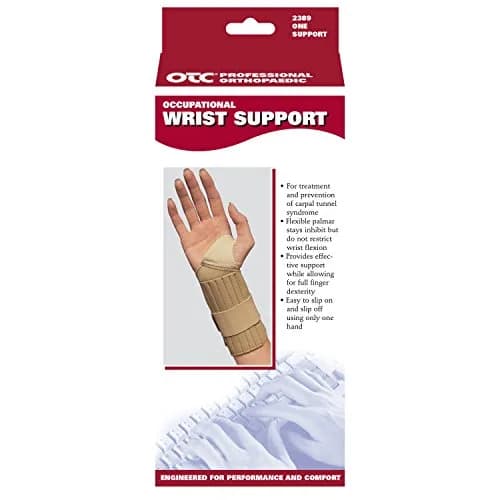 OTC Wrist Support, Occupational Glove, Knit Elastic, X-Large (Right Hand) | Support for Repetitive Tasks with Full Dexterity thumbnail 4