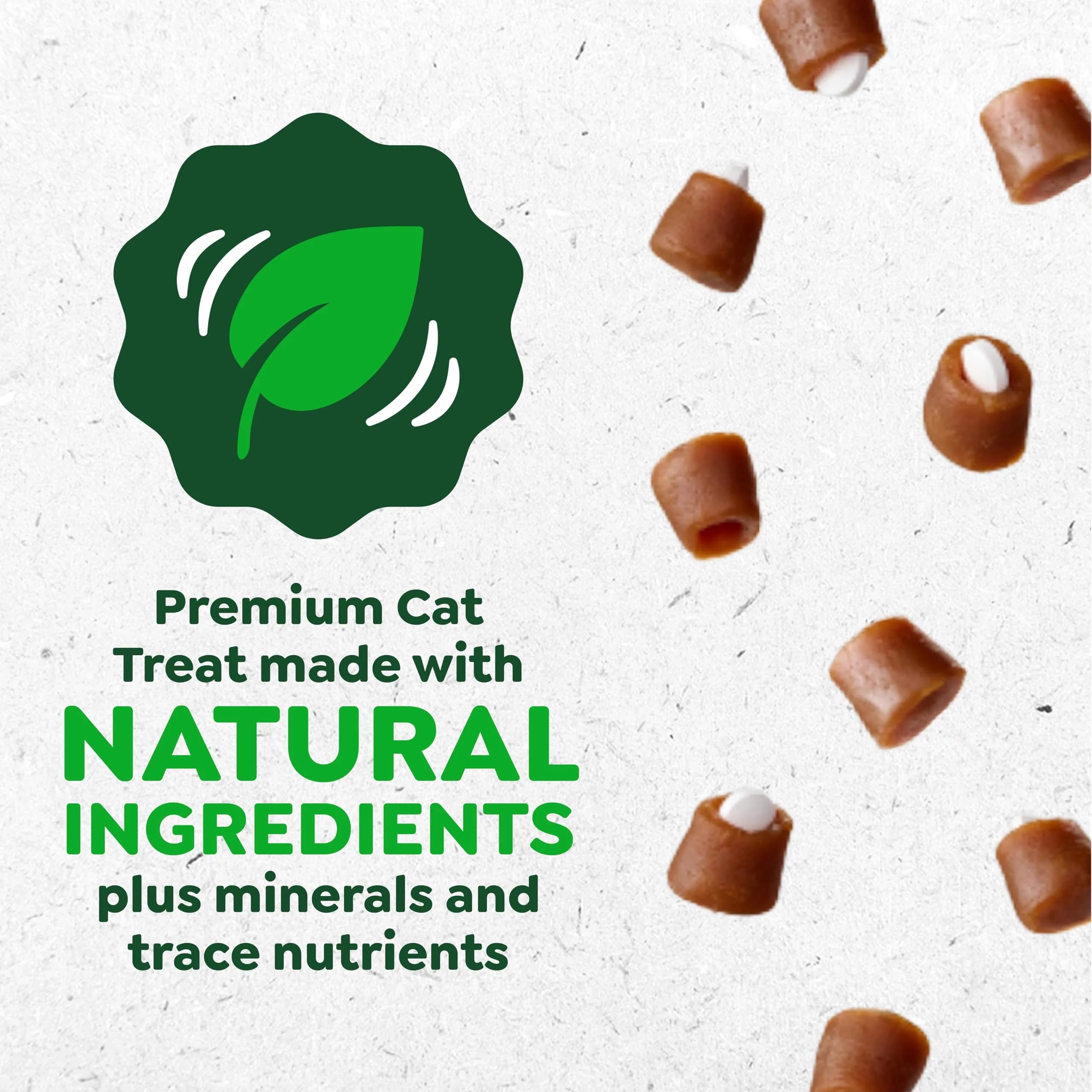 Greenies Feline Pill Pockets Salmon Flavor Cat Treats 1.6 oz (45 Count) | Vet-Recommended Pill Hiding - view 4