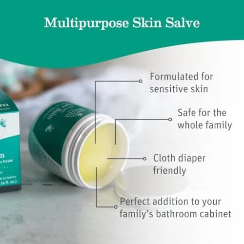Earth Mama Organic Diaper Balm 60ml (2 Fl Oz) | EWG Verified, Petroleum-Free, Calendula for Sensitive Skin (2-Pack) thumbnail 2