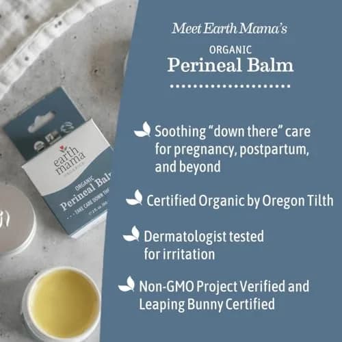 Earth Mama Organic Perineal Balm 2 Fl Oz | Soothing Postpartum & Pregnancy Care thumbnail 5
