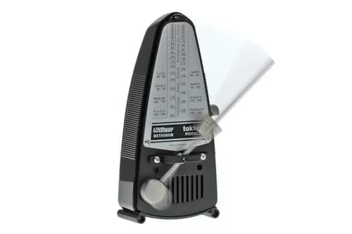 Wittner 836 Taktell Piccolo Metronome, Black | Plastic casing, without bell, German quality thumbnail 6