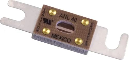 Blue Sea Systems 5165 ANL Fuse 40A 32V DC | Ignition Protected for Marine Use — blue