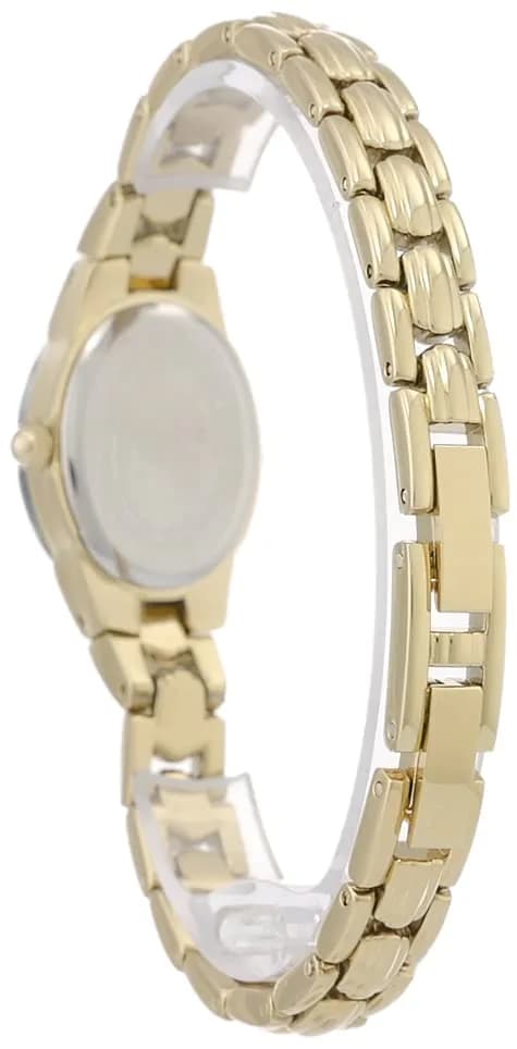 Armitron Women's Black/Gold-Tone Oval Bracelet Watch 17mm | Japanese Quartz Movement thumbnail 5