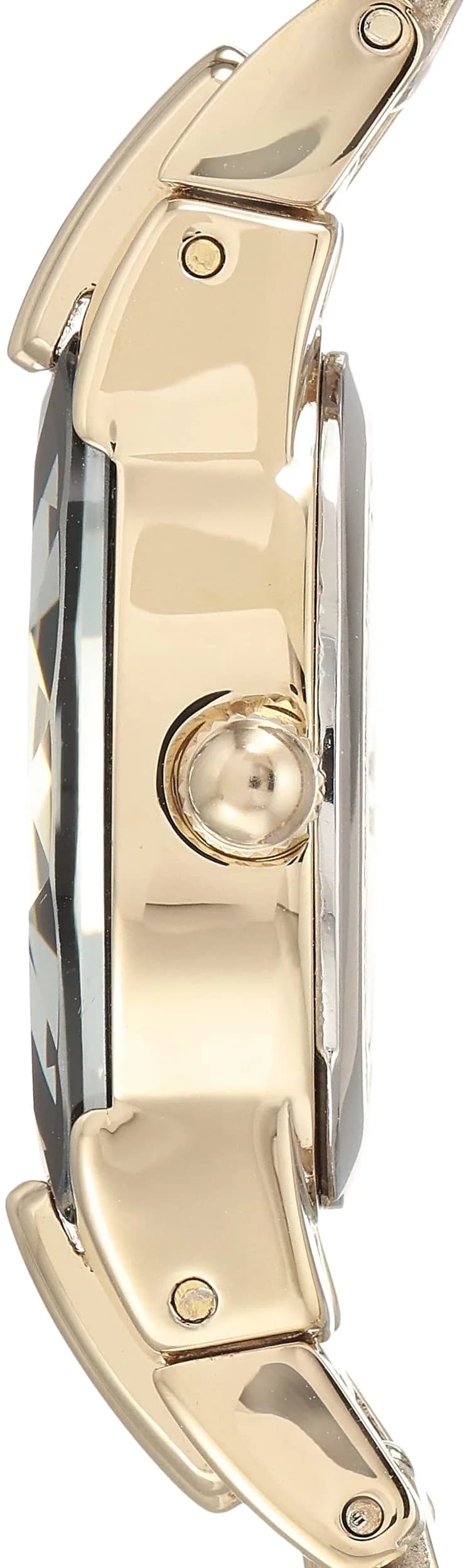 Armitron Women's Black/Gold-Tone Oval Bracelet Watch 17mm | Japanese Quartz Movement - view 2