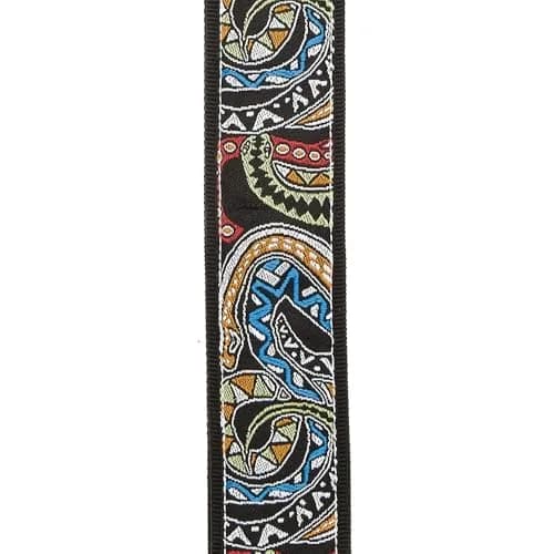 D'Addario 50 MM Js Strap, Snakes Mosaic (50mm / 1.97in) | Joe Satriani Signature Artwork thumbnail 2