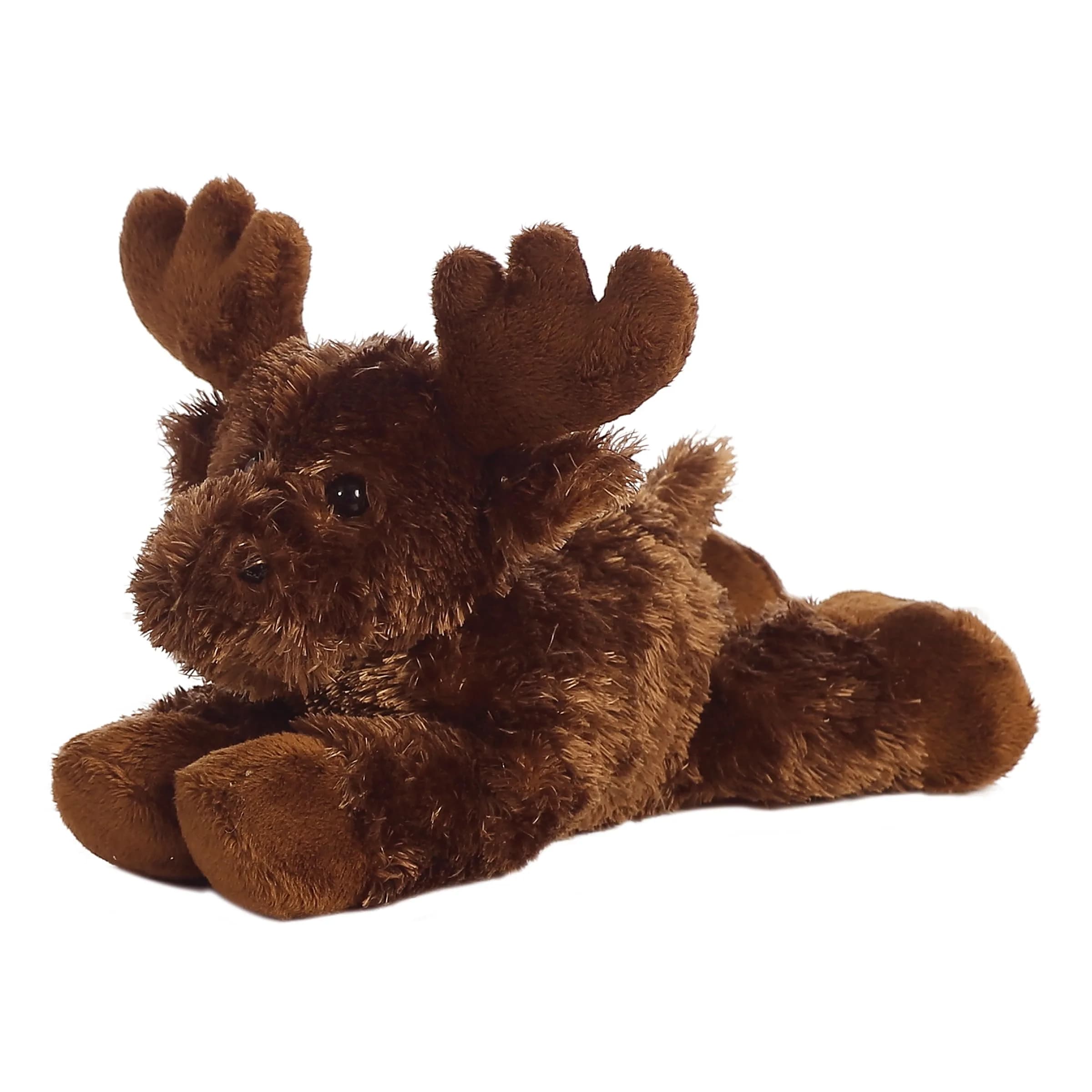 Aurora Adorable Mini Flopsie Maxamoose Stuffed Animal 8-Inch Brown | ASTM-Tested Educational Toy - main product image