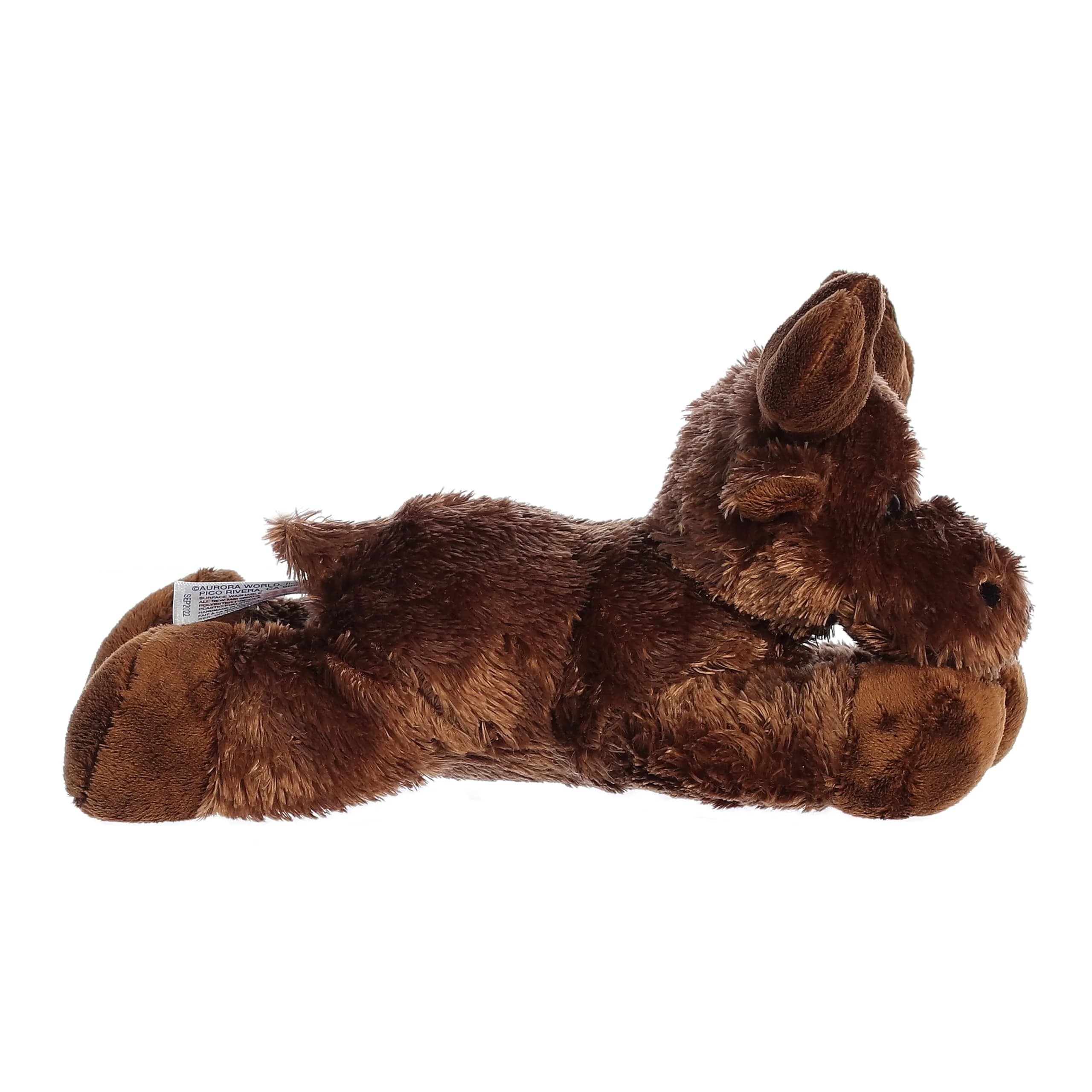 Aurora Adorable Mini Flopsie Maxamoose Stuffed Animal 8-Inch Brown | ASTM-Tested Educational Toy - view 3
