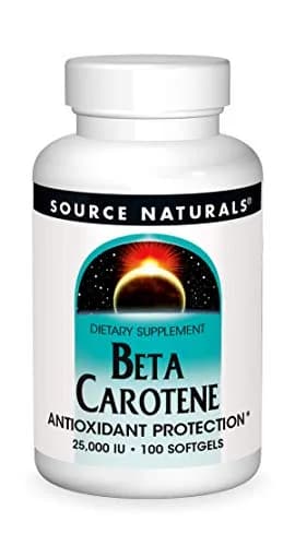 Source Naturals Beta Carotene 7500 mcg (25000 IU) 100 Softgels | Antioxidant Protection thumbnail 1