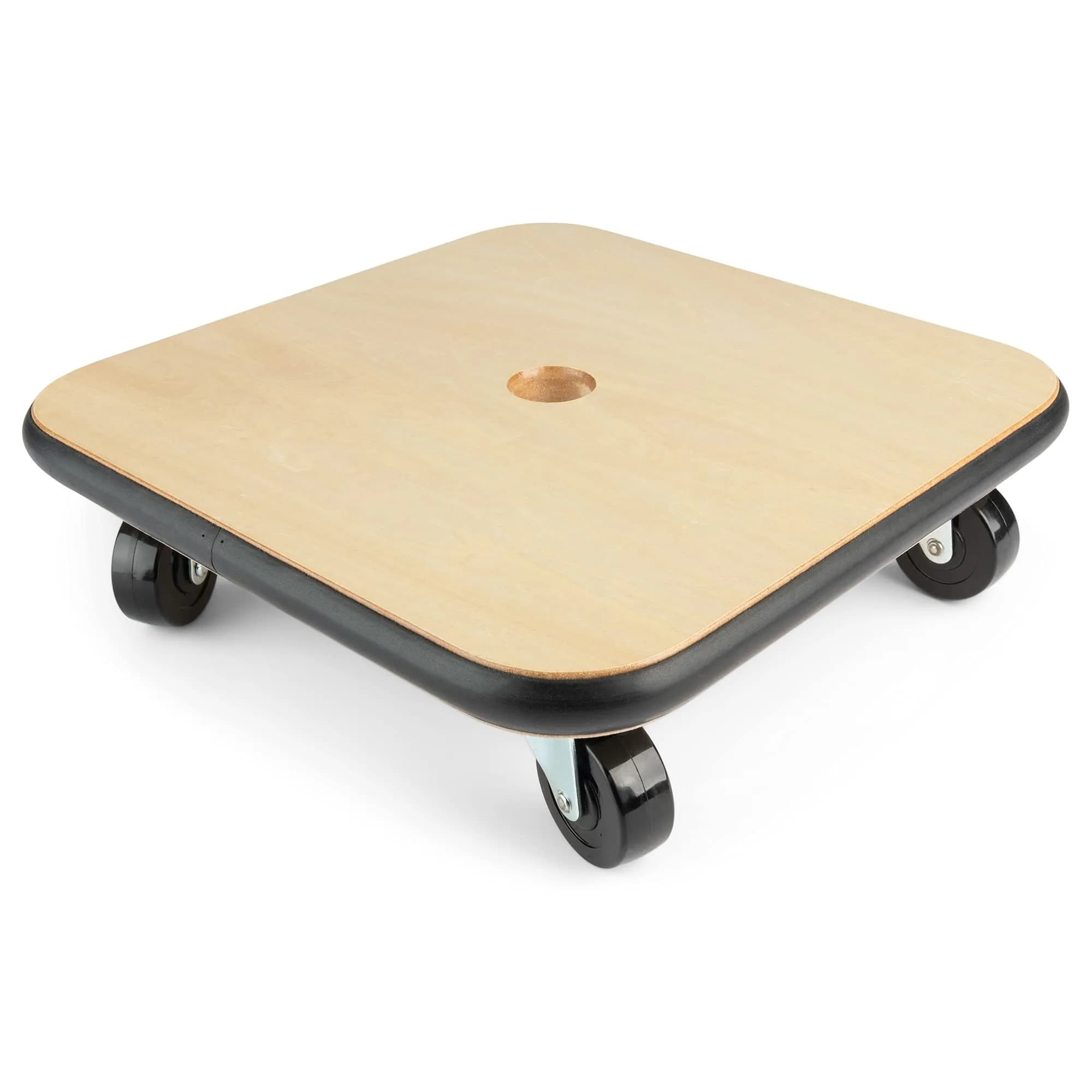 Champion Sports 12" Wood Scooter – Wooden Base with Full Bumper & Swivel Casters for Active Play & PE Class - main product image