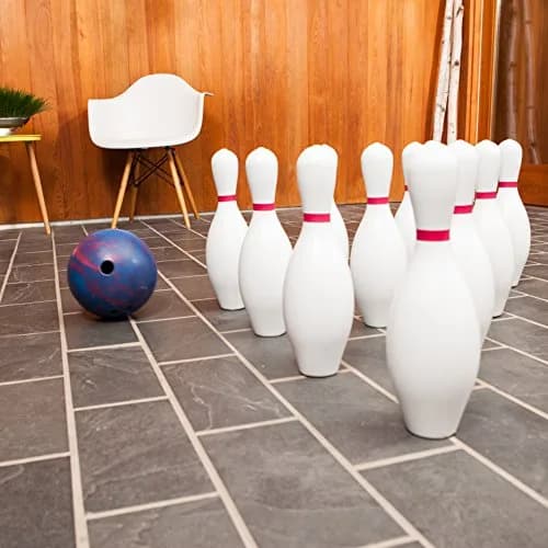 Champion Sports Rubber Bowling Ball 2.5 Lb | Easy Grip for Beginners, Lightweight & Safe thumbnail 6