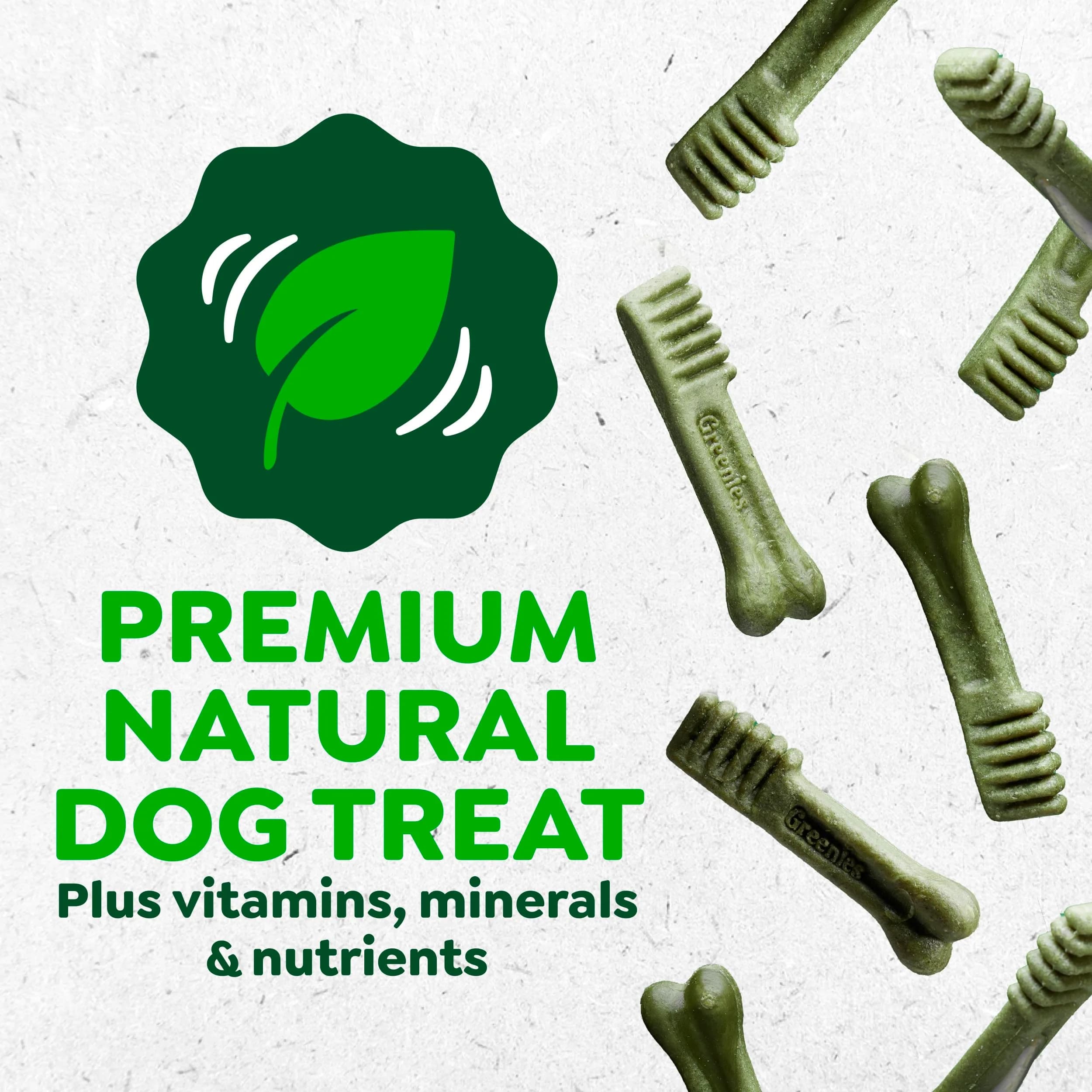 Greenies Teenie Original Dental Dog Treats, Chicken, 43 Count (12 oz / 340 g) | Veterinarian-Recommended for Small Dogs - view 6