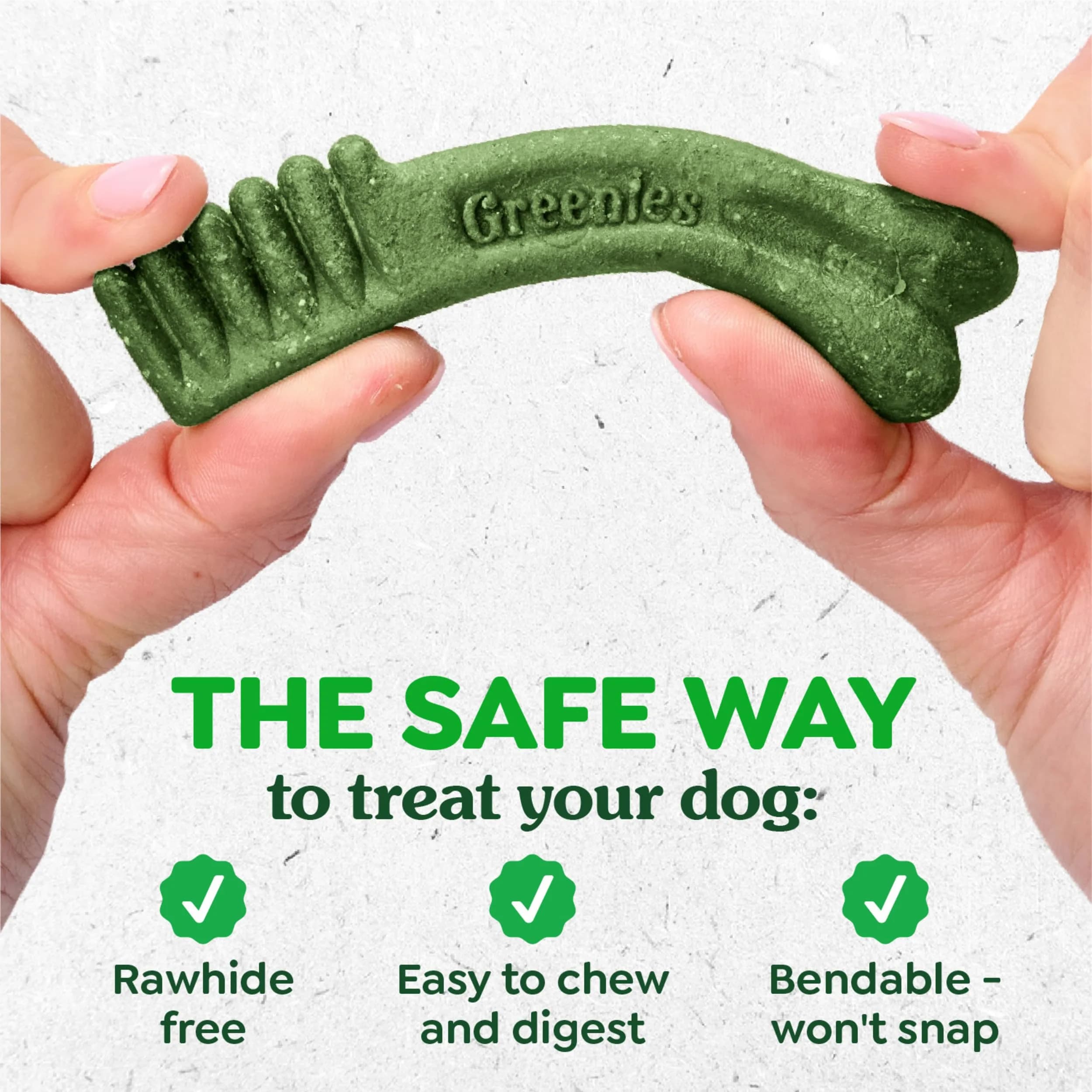 Greenies Teenie Original Natural Dental Dog Treats, Chicken, 65 Count (18 oz / 510 g) | Veterinarian-Recommended Dental Care for Dogs 5-15 lbs - view 5