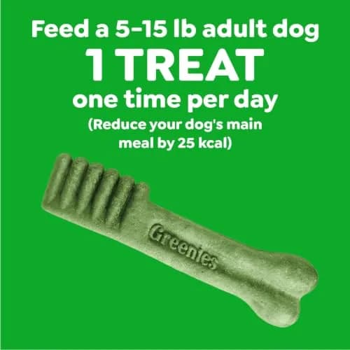 Greenies Teenie Original Natural Dental Dog Treats, Chicken, 65 Count (18 oz / 510 g) | Veterinarian-Recommended Dental Care for Dogs 5-15 lbs thumbnail 7
