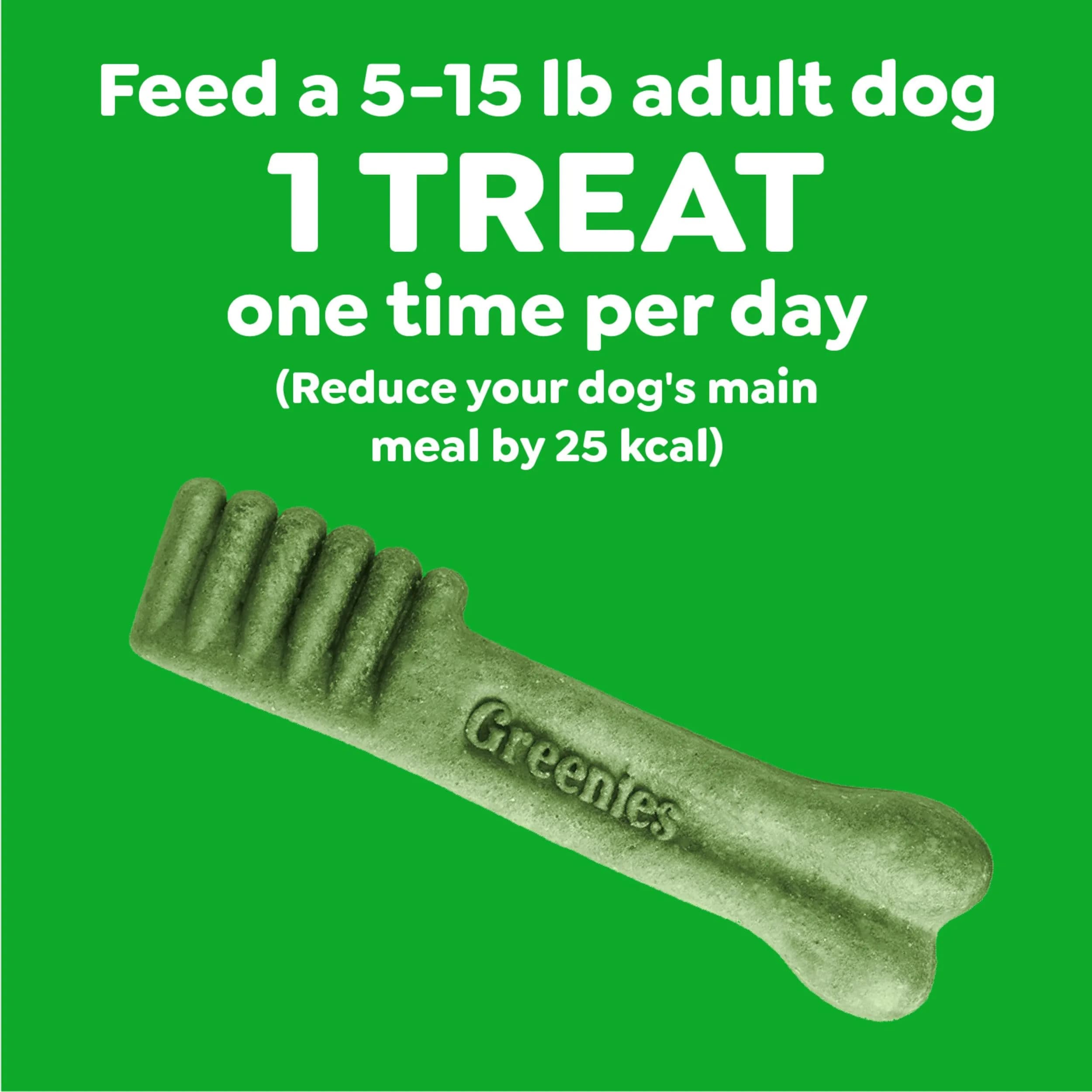 Greenies Teenie Original Natural Dental Dog Treats, Chicken, 65 Count (18 oz / 510 g) | Veterinarian-Recommended Dental Care for Dogs 5-15 lbs - view 7