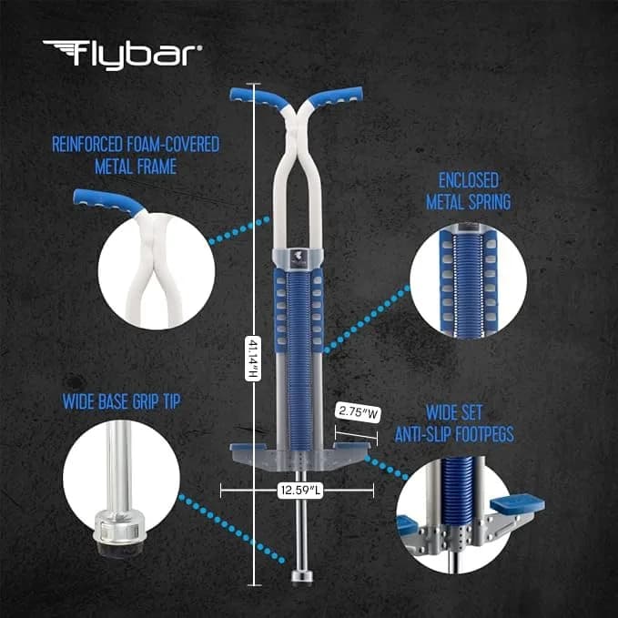 Flybar Master Pogo Stick 42" (106.7 cm) | ASTM-Tested for Kids Ages 9+, 80-160 lbs - view 5