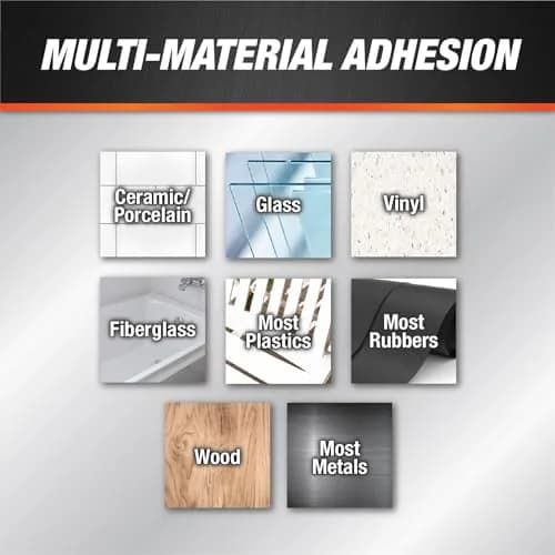 DAP All Purpose 100% Silicone Adhesive Sealant, Clear, 2.8 oz | Waterproof, Food Safe, Fast Cure thumbnail 4