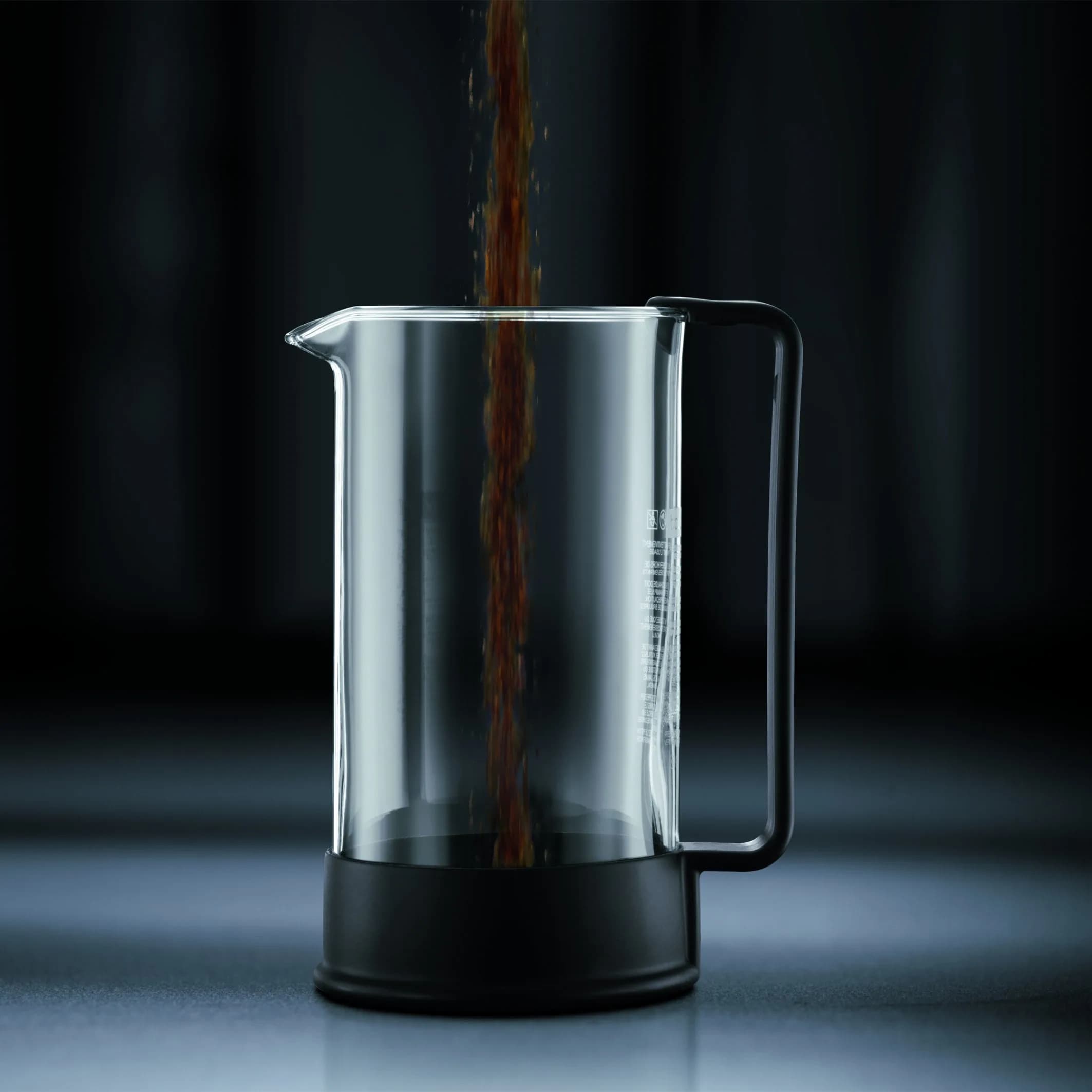 Bodum Brazil French Press Coffee Maker 1L (34oz) | Borosilicate Glass & BPA-Free Plastic - view 2