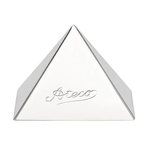 Ateco Stainless Steel Small Pyramid Mold 2.25x1.5-Inches | Professional Baking Tool thumbnail 1