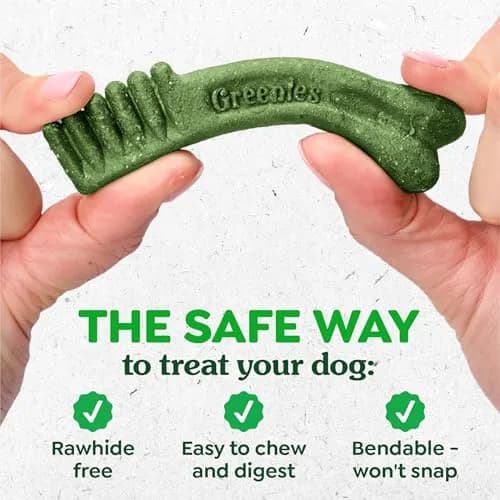 Greenies Petite Natural Dental Dog Treats, Original Flavor, 30 Count | Supports Oral Hygiene & Fresh Breath thumbnail 5