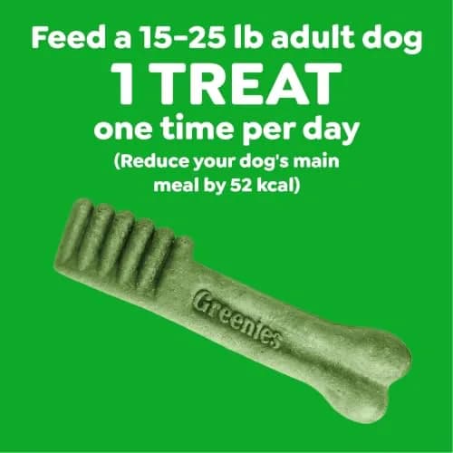 Greenies Petite Natural Dental Dog Treats, Original Flavor, 30 Count | Supports Oral Hygiene & Fresh Breath thumbnail 7