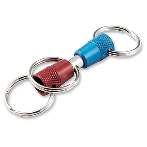 Lucky Line 3-Way Pull Apart Keychain 1 Pack | Sturdy Steel & Anodized Ends thumbnail 1