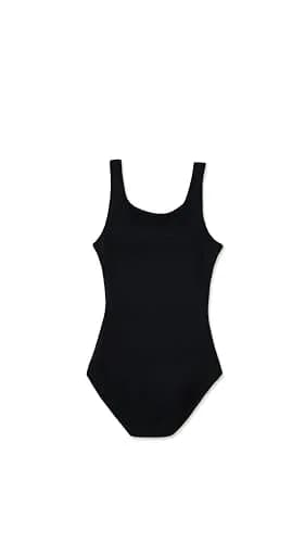 Capezio Tank Leotard Small | Classic V-neck, Sleeveless, Nylon Blend, Black thumbnail 2