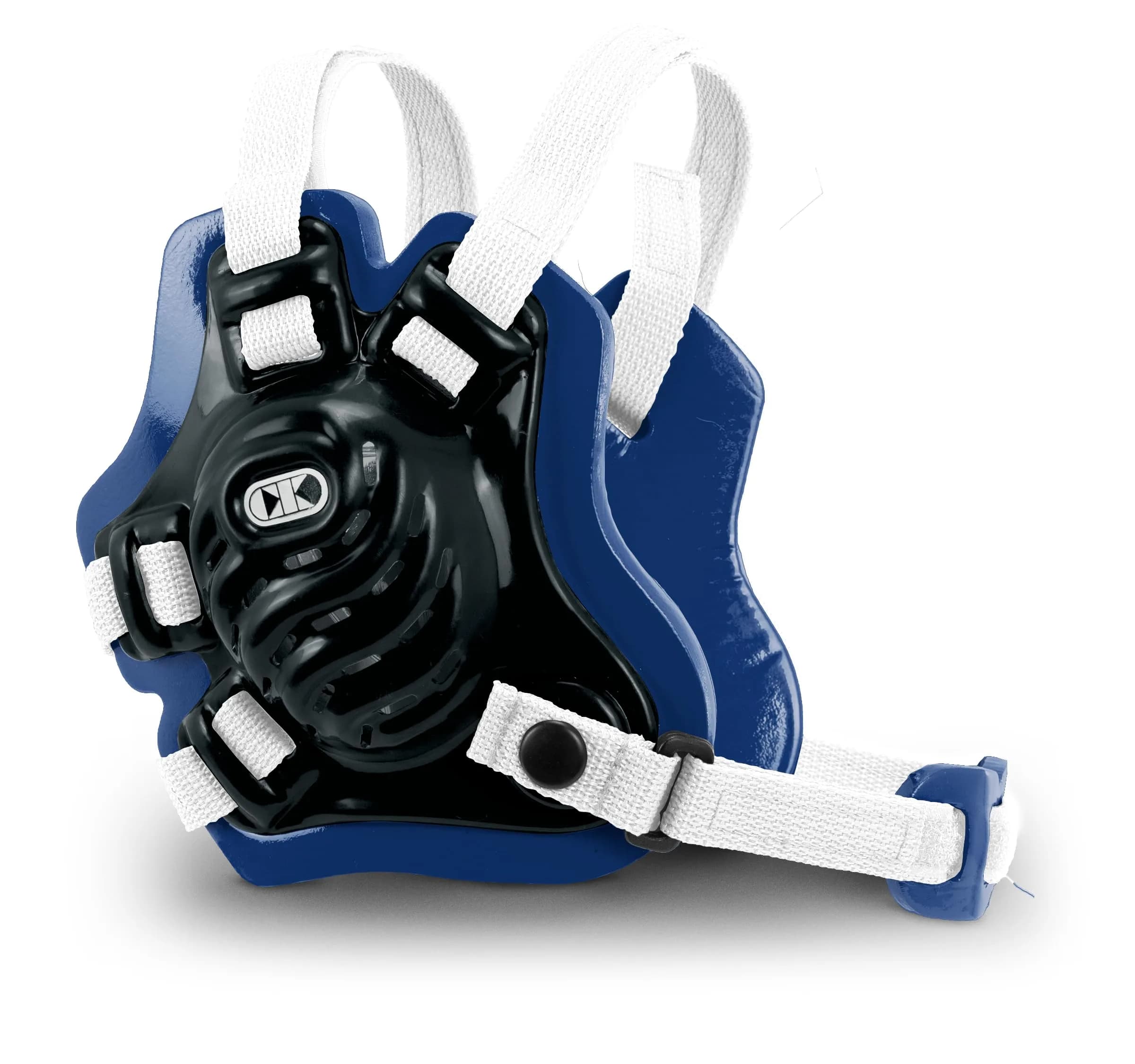 Cliff Keen Tornado Wrestling Headgear | 43% Lighter, Cooler & Durable (One Size, Black/Royal Blue/White)
