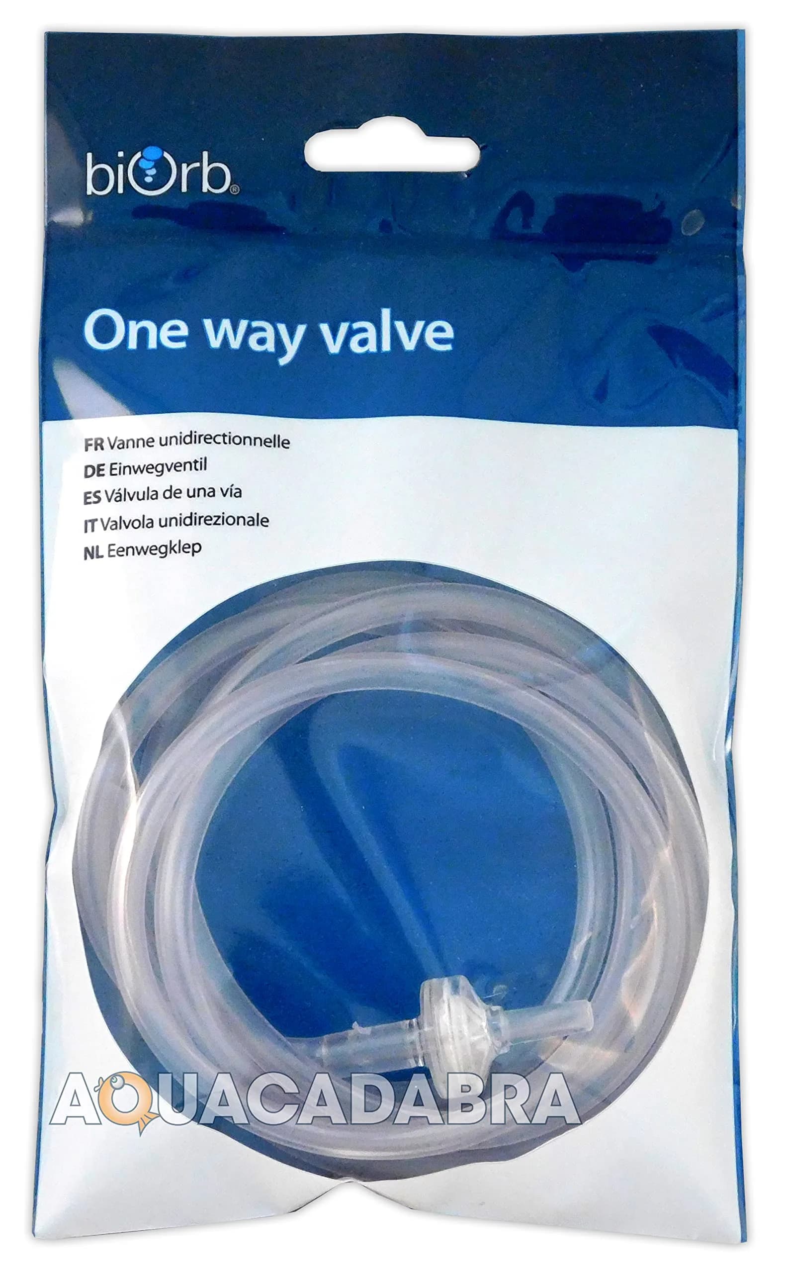 biOrb One Way Valve plus Airline | Aquarium Air Pump Accessory, Clear, 1 Count