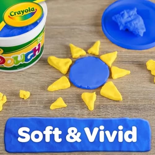 Crayola Modeling Dough Blue | Soft, Reusable 3lb Bulk for Kids & Classroom Play thumbnail 5