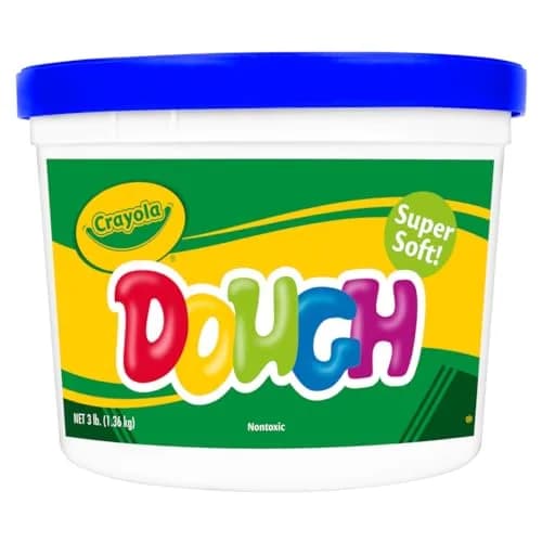 Crayola Modeling Dough Blue | Soft, Reusable 3lb Bulk for Kids & Classroom Play thumbnail 2
