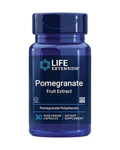 Life Extension Pomegranate Fruit Extract, 500 mg, 30 Capsules | Heart & Antioxidant Support thumbnail 1