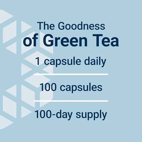 Life Extension Lightly Caffeinated Mega Green Tea Extract, 100 Capsules | Supports Cellular & Heart Health thumbnail 5