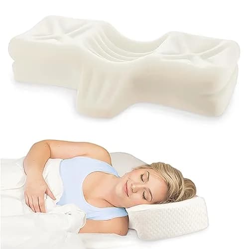Therapeutica Cervical Pillow Large | Ergonomic Neck Support for Back & Side Sleepers thumbnail 1