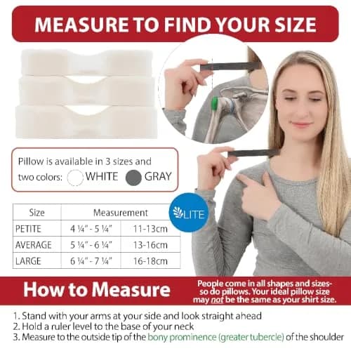 Therapeutica Cervical Pillow Large | Ergonomic Neck Support for Back & Side Sleepers thumbnail 3