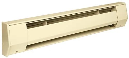 KING 4K2410-AL K Series Baseboard Heater 4' 1000W 240V Almond | Full Convection Heating with Safety Features thumbnail 1