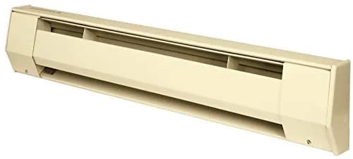 KING 4K2410-AL K Series Baseboard Heater 4' 1000W 240V Almond | Full Convection Heating with Safety Features thumbnail 2