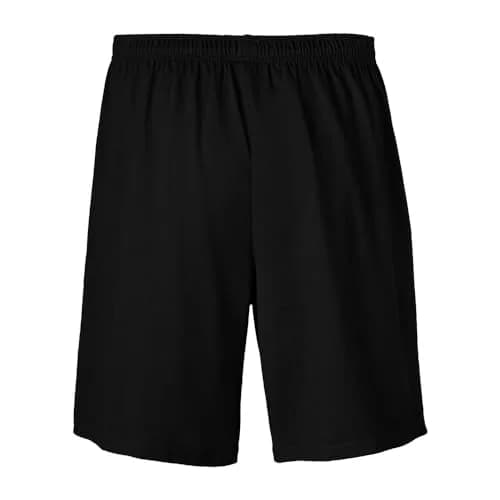 Soffe Men's Classic Cotton Pocket Short Black Large | 8" Inseam, Moisture-Wicking, Durable thumbnail 4