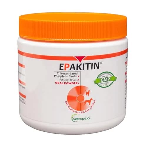 Vetoquinol Epakitin Phosphate Binder for Cats and Dogs | Supports Kidney Health, 300 g thumbnail 1