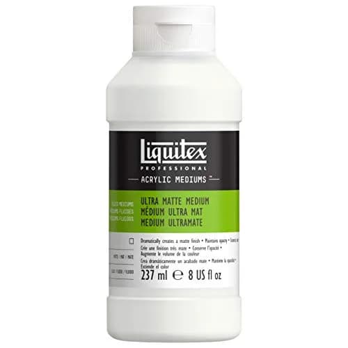 Liquitex Professional Ultra Matte Medium Fluid Acrylic Paint 237ml (8 Fl Oz) | ASTM D4236 Certified thumbnail 1