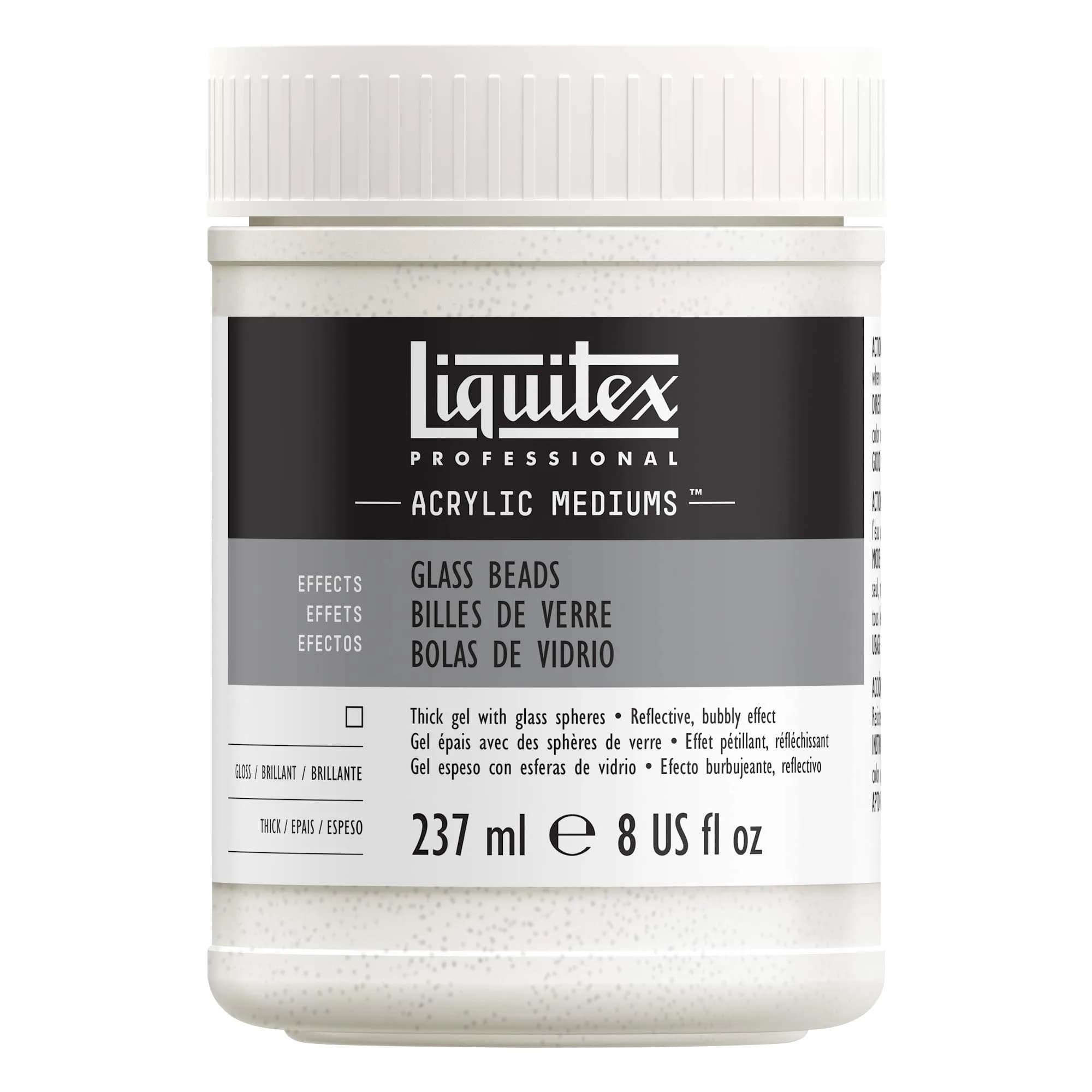 Liquitex Effects Medium 237ml | Textured Stucco Finish for Artists — Glass Beads