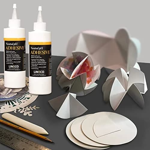 Lineco Neutral pH Adhesive 118ml (4 Fl Oz) | Acid-Free Bookbinding Glue for Crafts thumbnail 5