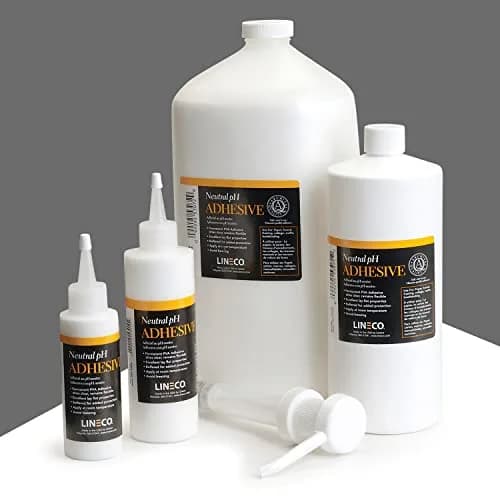 Lineco Neutral pH Adhesive 118ml (4 Fl Oz) | Acid-Free Bookbinding Glue for Crafts thumbnail 6