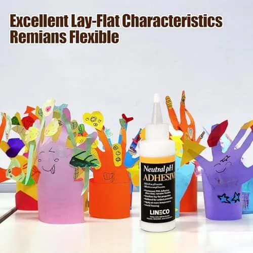 Lineco Neutral pH Adhesive 118ml (4 Fl Oz) | Acid-Free Bookbinding Glue for Crafts thumbnail 3