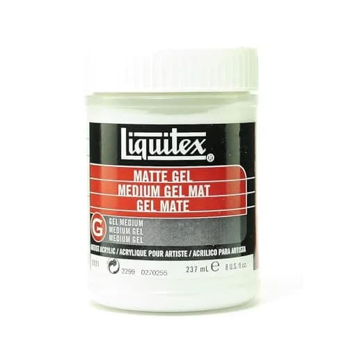 Liquitex Professional Matte Gel Medium, 237ml (8-oz) | Satin Matte Finish, Extends Paint & Adds Texture thumbnail 4