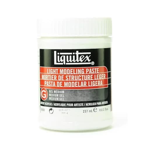 Liquitex Professional Light Modeling Paste 237ml (8-oz) | Lightweight Sculptural Gel for Art thumbnail 4
