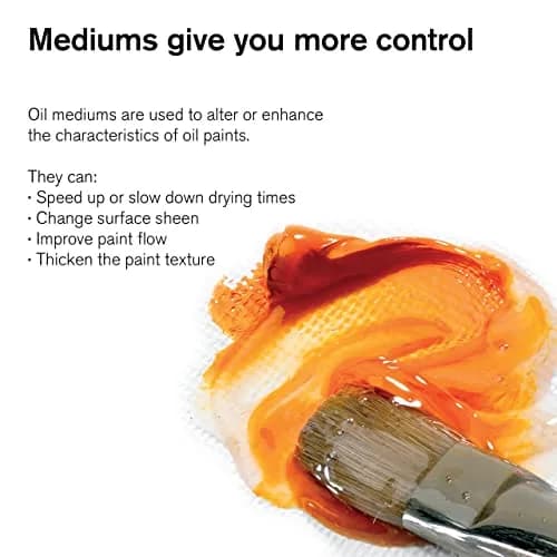 Winsor & Newton Oil Painting Medium 500ml (16.9 Fl Oz) | Slow Drying Gloss Medium for Detail & Glazing thumbnail 4