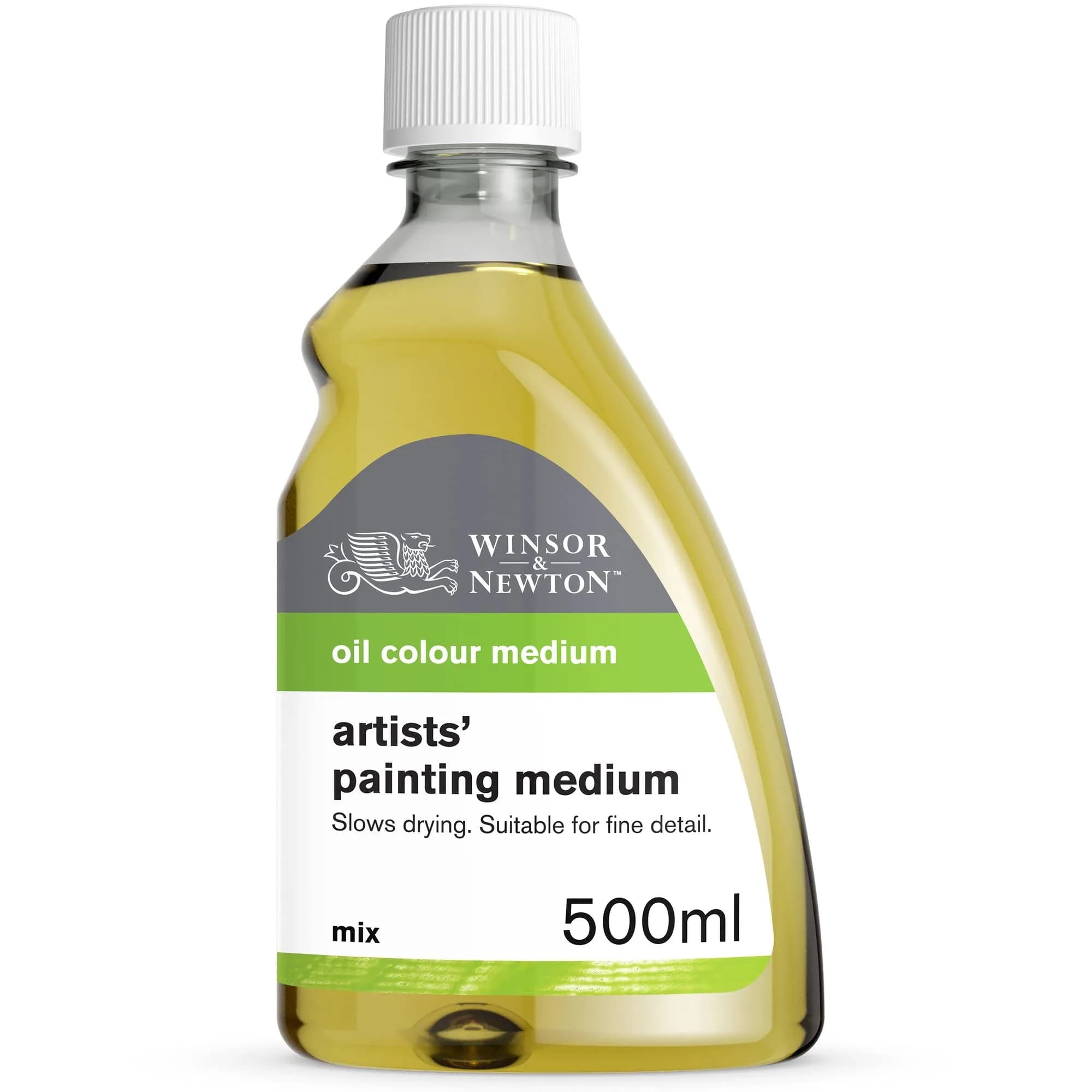 Winsor & Newton Oil Painting Medium 500ml (16.9 Fl Oz) | Slow Drying Gloss Medium for Detail & Glazing - main product image