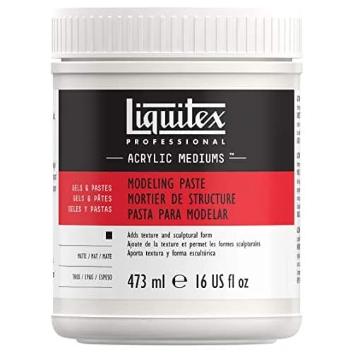 Liquitex Professional Modeling Paste 473ml (16-oz) | Builds Heavy Textures for Sculptural Art thumbnail 1